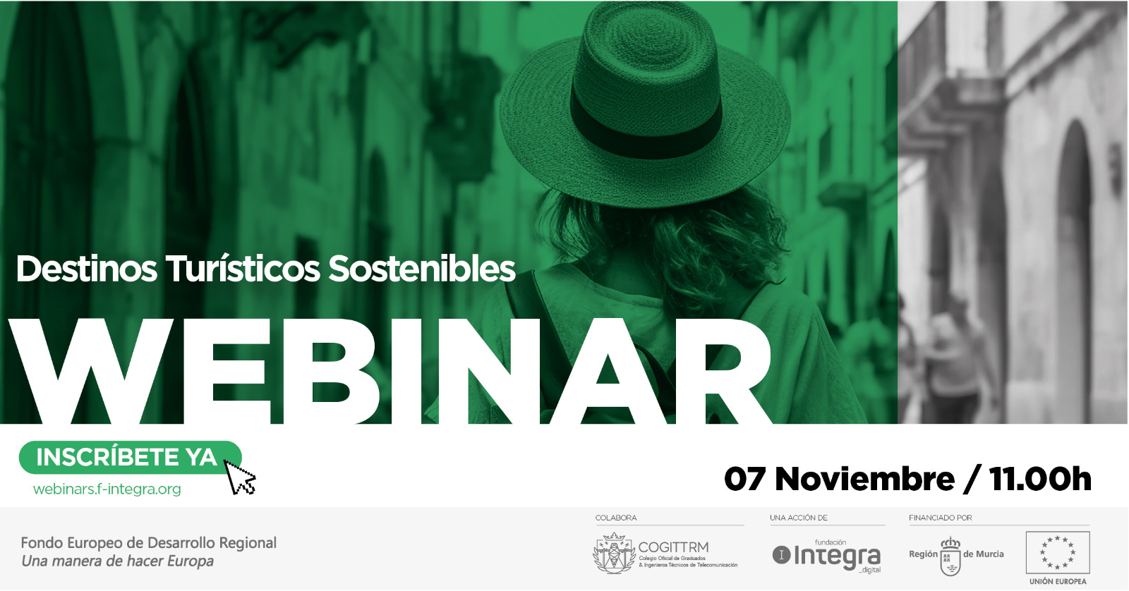 ¡Apúntate al próximo Webinar Destinos Turísticos Sostenibles!